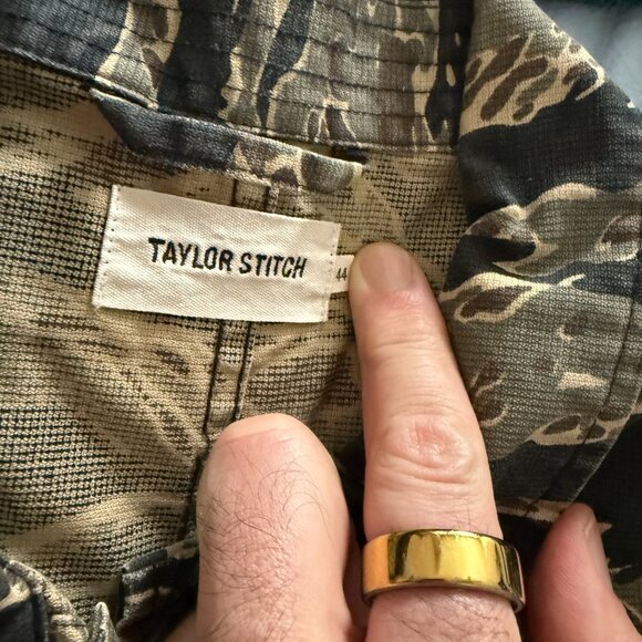 Taylor Stitch The Jungle Shirt in Tiger Camo - Size XL/44 - Picture 2 of 6